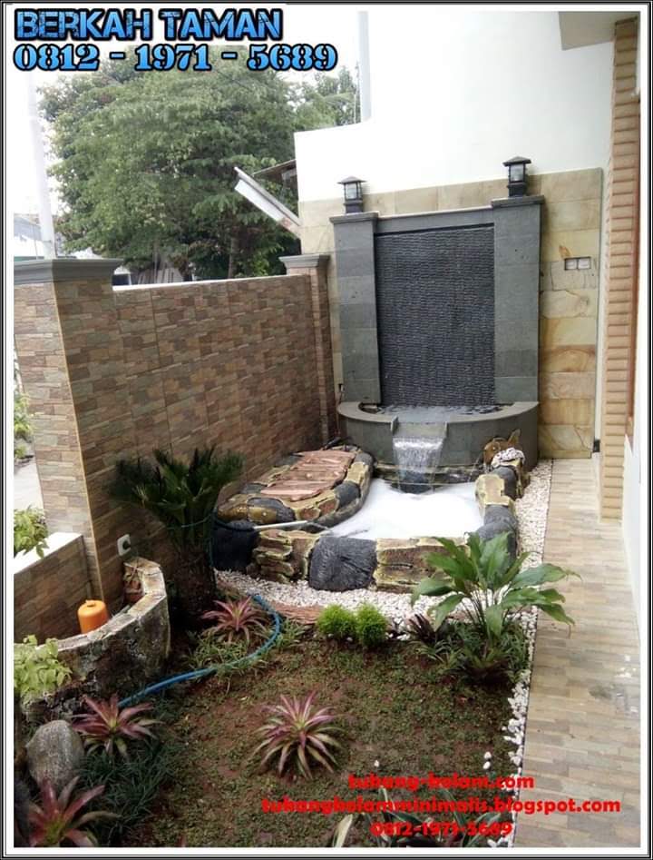 Pembuatan kolam koi di Bekasi oleh Berkah Taman Group