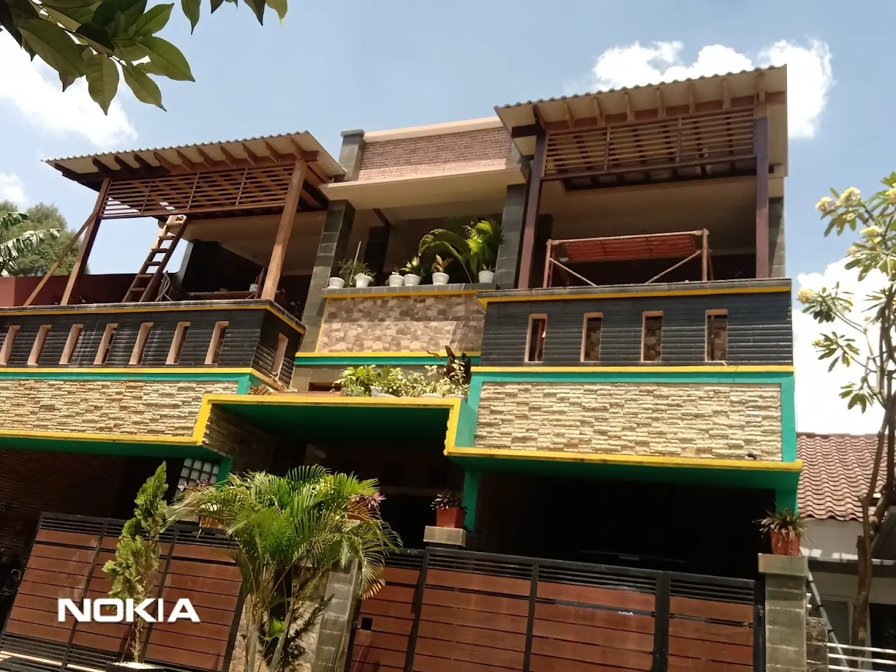 Pergola rooftop di Pamulang