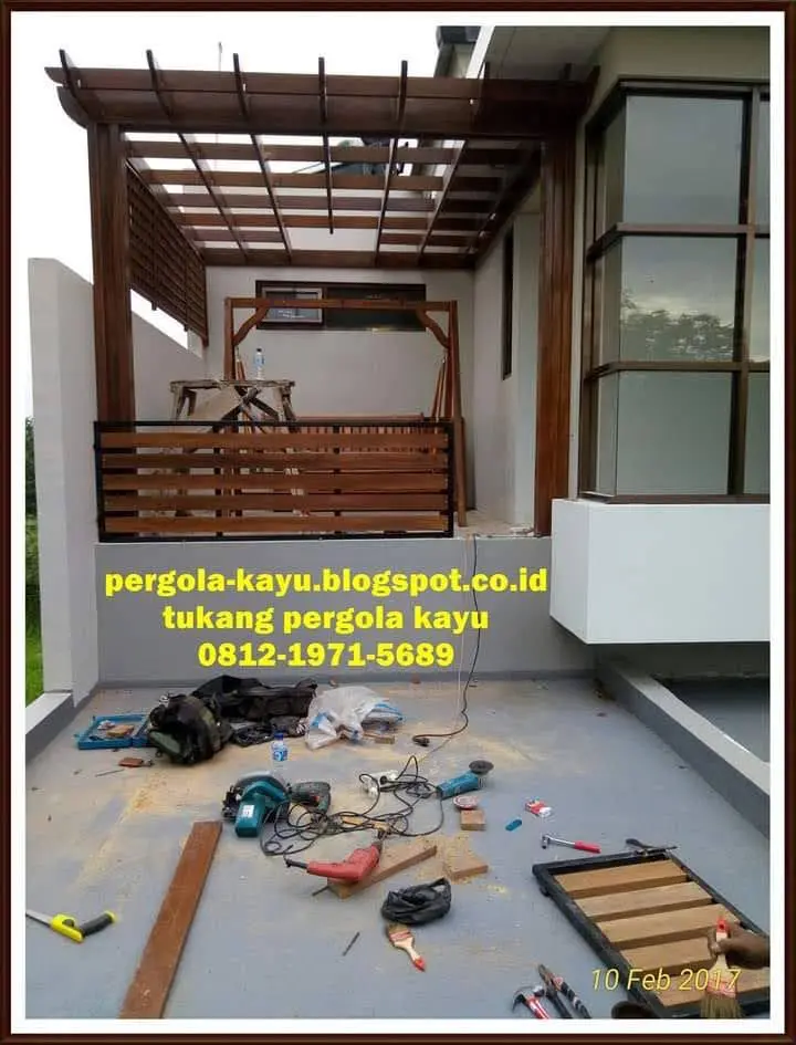 Pergola rooftop di Cikarang Deltamas