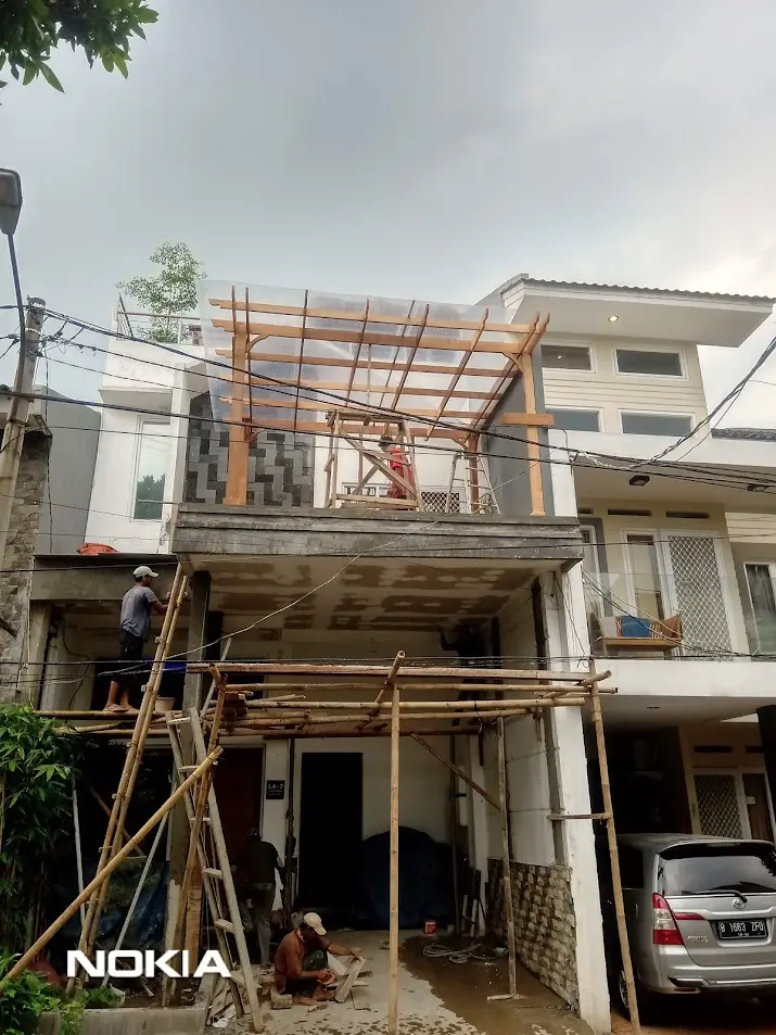 Pergola rooftop di Depok