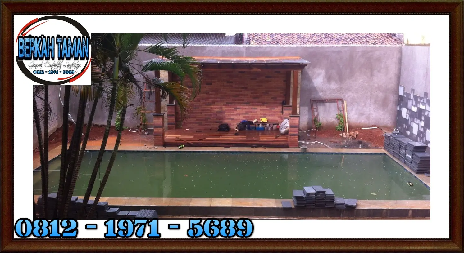 Pergola Area Kolam Renang Cipete