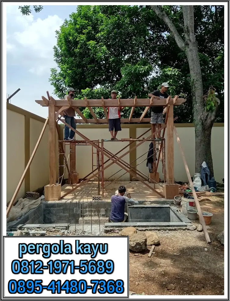 Pemasangan pergola