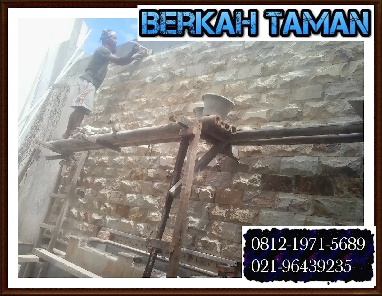 pemasangan batu alam depok