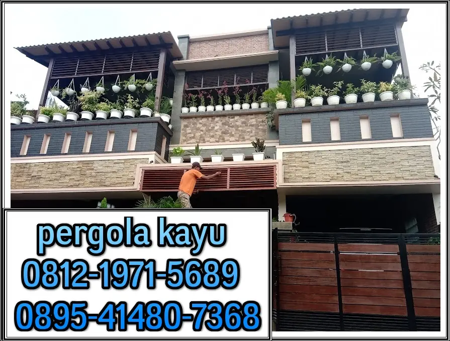tukang pergola Tanggerang - Berkah Taman Group