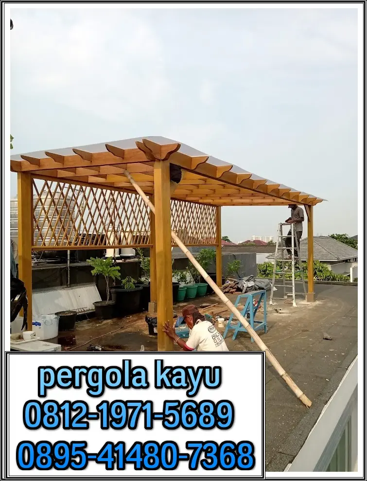 Tukang pergola Jakarta Barat – pembuatan pergola di Kebon Jeruk