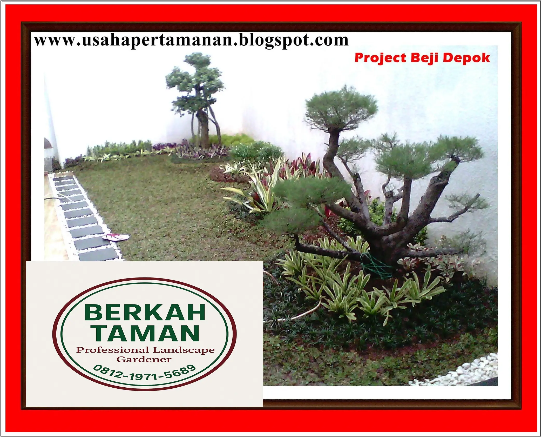 Tukang taman Profesional - berkah taman Group