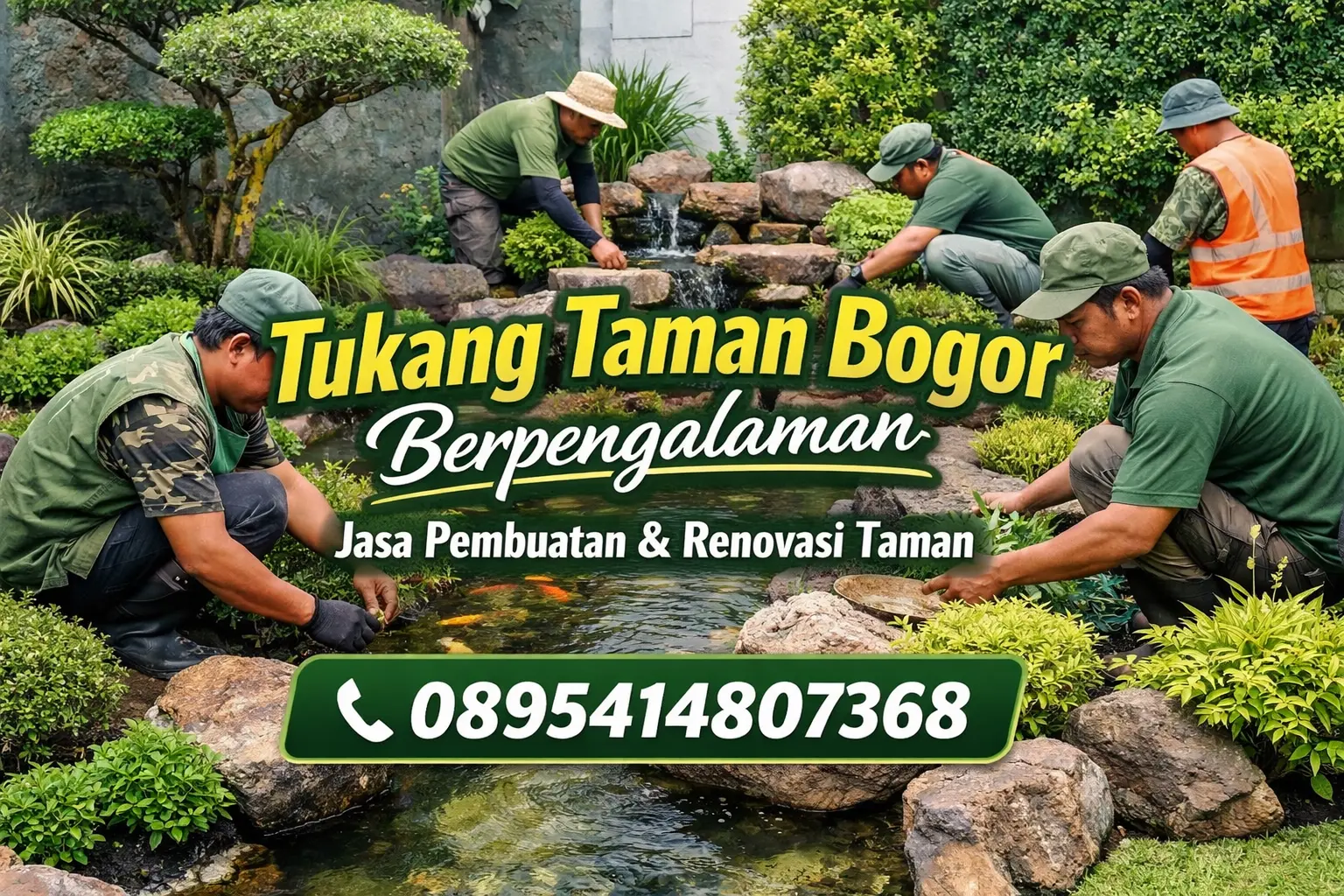 Jasa Tukang Taman Bogor Profesional