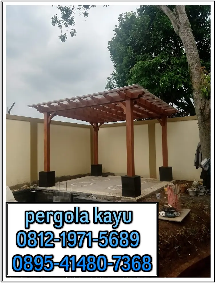 Pergola Kayu Marsawa