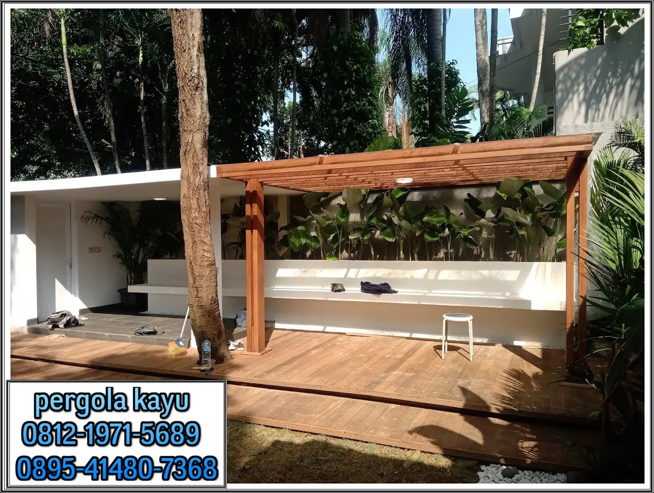 Pergola Kayu Bengkirai