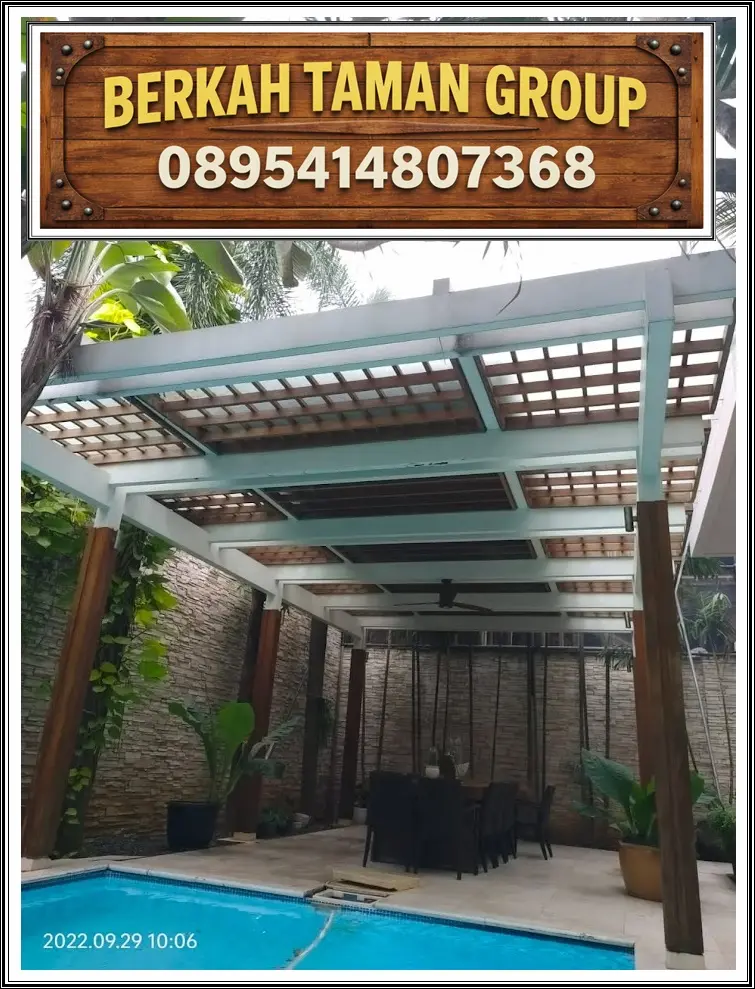Pergola Kayu Ulin