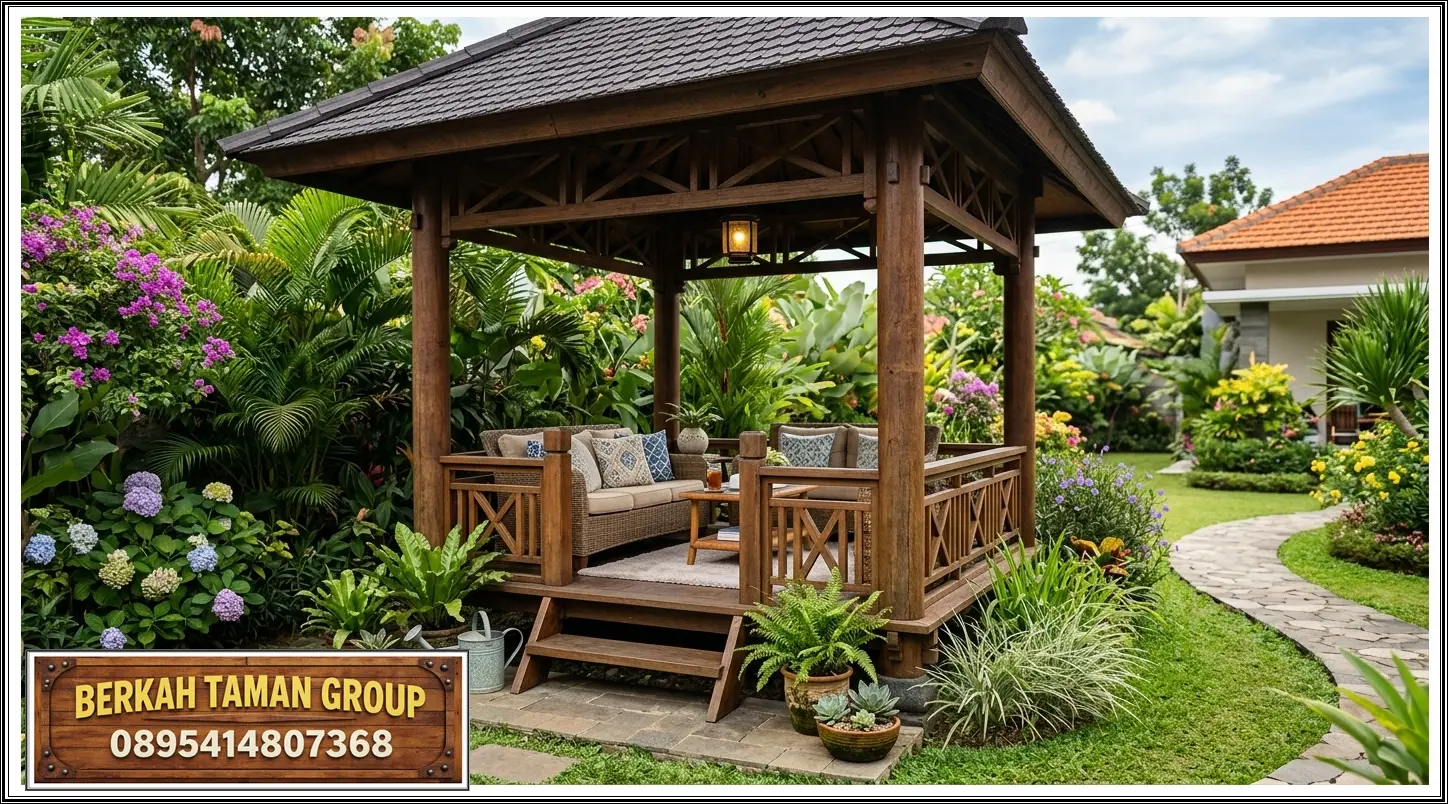Gazebo Kayu